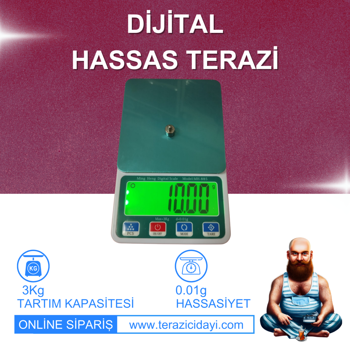 3kg hassas terazi